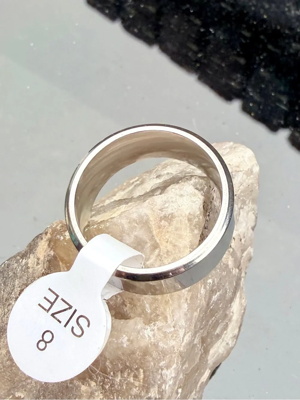 Women’s Silver Band Ring Wedding Anniversary Engagement NWT